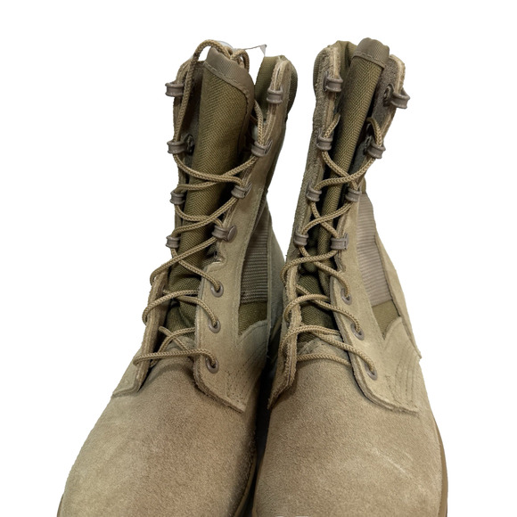 6 Wo's Military Hot weather steel Toe Combat boot, TAN - Picture 4 of 16